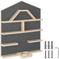 Tectake Wandregal, für bis zu 50 Tonies, abgerundete Ecken,