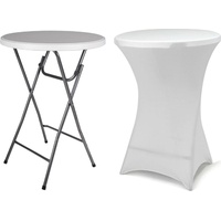 VCM Gartentisch klappbar mit Husse