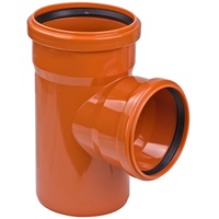 Stabilo-sanitär Kanalrohrsystem KG-Abzweig, T-Stück 87° (Ausführung: DN 250/110)