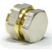 Pipetec Pipetec, Schraubfitting-Rohrendstopfen 26 x 3,0 mm für Alu-Mehrschicht-Verbundrohr