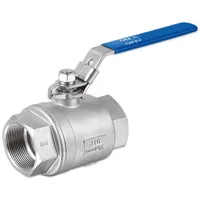 Gebo Edelstahl Kugelhahn, zweiteilig, Eco, voller Durchgang, ig (Ausführung: