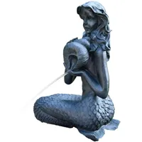 HEISSNER Teichfigur Meerjungfrau mit Amphore', 39x26x54cm