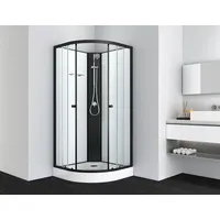 SANOTECHNIK BALATON Komplettdusche mit Schiebetür 90 x 90 cm