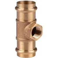 Pipetec Kupfer Pressfitting T-Stück aus Rotguss 28 mm -