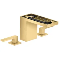 Hansgrohe AXOR MyEdition 3-Loch Waschtischarmatur 110, mit Push-Open Ablaufgarnitur,