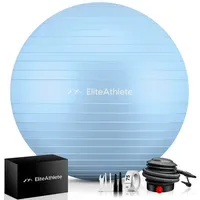 EliteAthlete Gymnastikball Sitzball Büro ergonomisch mit Anti Burst System
