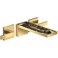 Hansgrohe AXOR MyEdition 3-Loch Waschtischmischer, Unterputz, mit Ablaufgarnitur, ohne