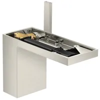 Hansgrohe AXOR MyEdition Einhebel-Waschtischmischer 110 mit Push-Open Ablaufgarnitur, ohne