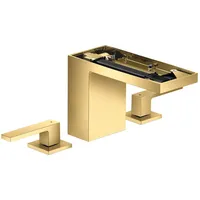 Hansgrohe AXOR MyEdition 3-Loch Waschtischarmatur 110, mit Push-Open Ablaufgarnitur,