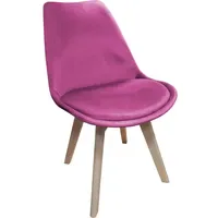 Hti-Living Esszimmerstuhl Samt Atlanta pink