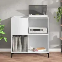 VidaXL Plattenschrank 84,5 x 38 x 89 cm Weiß