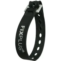 Fixplus Strap Gummizurrband, 2 Stück Schwarz