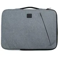 Exacompta Laptophülle Business Kunstfaser grau bis 40,6 cm (16