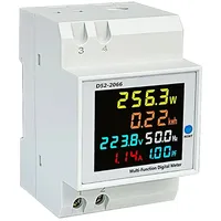 KETOTEK LCD Digitaler Wechselstromzähler Stromzähler Hutschiene 1 Phasig Energiezähler