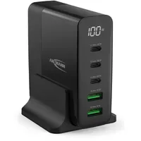 Ansmann Desktop Charger USB Ladegerät mit Display DC5140PD 140W