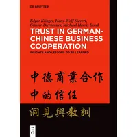 De Gruyter Trust in German-Chinese Business Cooperation: Insights and