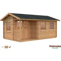 Palmako Susanna 12.4m2 Gartenhaus hellbraun tauchgrundiert (102466)