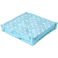 Homescapes Sitzkissen blau 50 x 50 x 10 cm