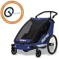 FUXTEC FX-FA1-SET-BLAU Kinderanhänger blau