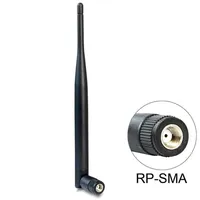 DeLock WLAN 802.11 b/g/n Antenne RP-SMA 5 dBi omnidirektional