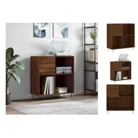 VidaXL Plattenschrank Braun Eichen-Optik 84,5x38x89 cm Holzwerkstoff