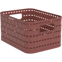 Rotho Korb A6, 2 L iron rot Boxen, Körbchen