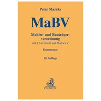 C.H. Beck Verlag Makler- und Bauträgerverordnung