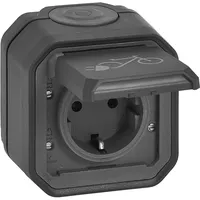 Legrand Plexo New Feuchtraum-Steckdose, Aufladen v. Elektrofahrrädern & Elektrozweirädern,