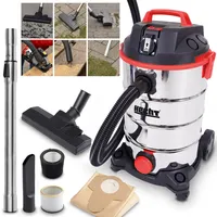 Hecht 8335 Z Industriesauger mit Steckdose Set – Nass