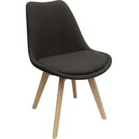 Hti-Living Esszimmerstuhl Atlanta Webstoff grau