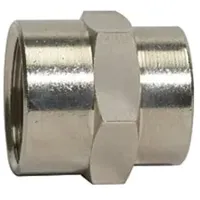 Riegler Muffe »value line«, M5, SW 8, Messing vernickelt