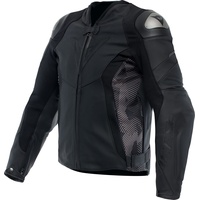 Dainese Avro 5, Lederjacke - Schwarz/Dunkelgrau - 62