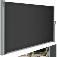 Tillvex Seitenmarkise 180 x 300 cm schwarz Polyester