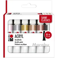 Marabu Acrylfarben Set 6 St. 12 ml Mehrfarbig