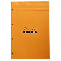 Rhodia Notizblock (kariert, DIN A4, 21 x 29,7 cm,