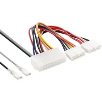 InLine Stromadapter 20-pol ATX-NT auf P8/P9 AT-Mainboard + Schalter,