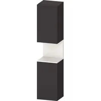 Duravit Qatego Hochschrank Graphit Supermatt, mit Nischenbeleuchtung × graphit