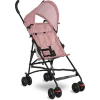 Lorelli Kinderwagen Buggy Vaya verstellbares Sonnendach, klappbar, Fußstütze rosa