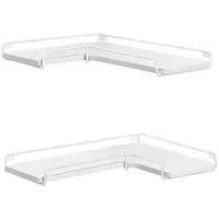 VASAGLE Eckregal 2er Set 29 x 40 x 40