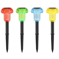 GLOBO Solarlampe Gartendeko Außenlampe bunt Erdspieß BigLight