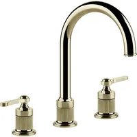 GESSI Venti20 3-Loch-Waschtischarmatur Messing PVD
