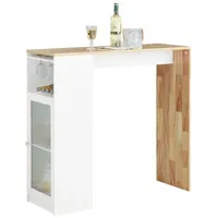 SoBuy Bartisch Esstisch Balkontisch Küchentisch Bistrotisch Stehtisch FWT99-WN