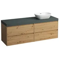 Laufen Lani Waschtischplatte mit Unterschrank, 1570mm, mit Ausschnitt rechts