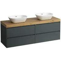 Laufen Lani Waschtischplatte mit Unterschrank, 1570mm, mit Ausschnitt links