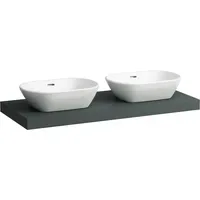 Laufen LANI Waschtischplatte, Ausschnitt links und rechts, H4046741122661, Farbe: