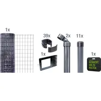 GAH Alberts Alberts Fix-Clip Pro zum Einbetonieren, Anthrazit-metallic, 153