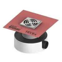 TECE TECEdrainpoint S 114 Ablaufset superflach werkseitig montierte Seal