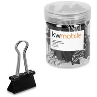 Kwmobile 50x Foldback Klammern Set - 50x 19mm -