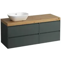 Laufen Lani Waschtischplatte mit Unterschrank, 1370mm, mit Ausschnitt links