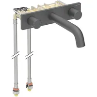 Geberit ONE Waschtischarmatur rundes Design, Wandmontage, Ausladung 16,5cm, 116.460.14.1
